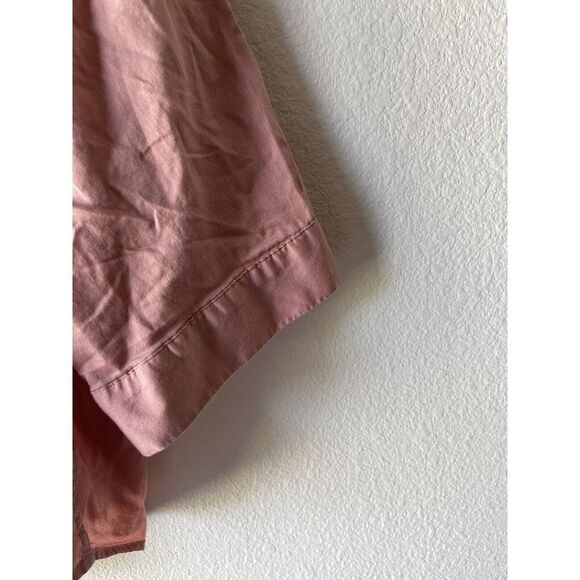 Athleta Cotton Dreams Sleep Oversized Top M Pink Pajama Shirt Loungewear - Picture 2 of 8